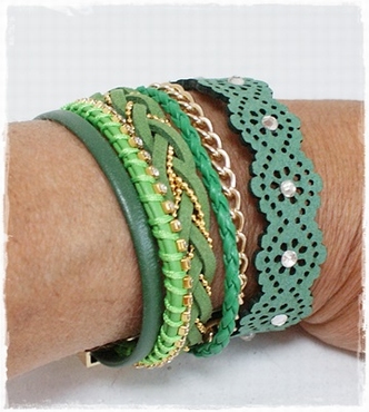 Groene Armband