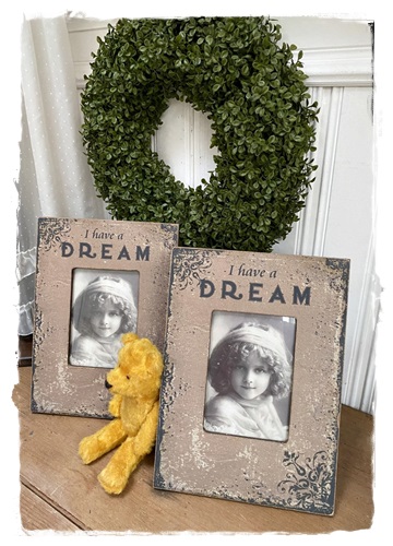 Fotolijst Groot Formaat Brocante! Afmeting 33 X 24 Cm.  I Have A Dream