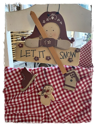 Annekabouke Laatste Leuke Hanger Let It Snow 20 X 30 Cm.