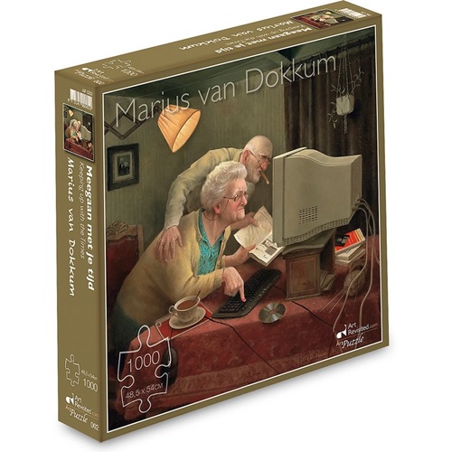 Legpuzzel, Marius van Dokkum, Meegaan met je tijd, 990 stukjes.