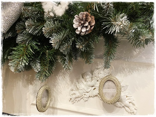 Schattig fotolijstje aan organzalintje (clayre en eef)