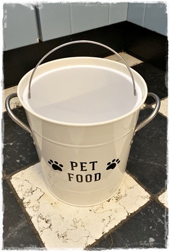 pet food emaille creme met binnenemmer aa nn