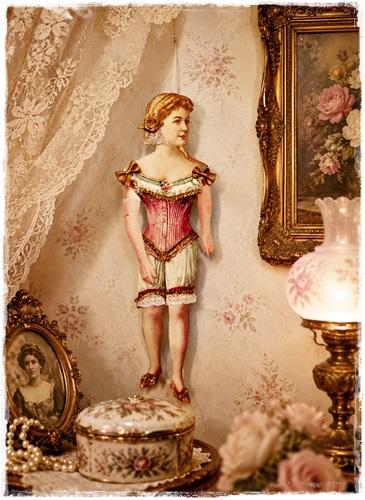 victoriaanse dame zelf gemaakt aaa
